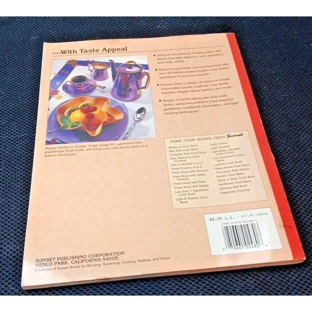 More Low-Fat Recipes by Sunset‎ Publishing Staff (1989, Softcover)